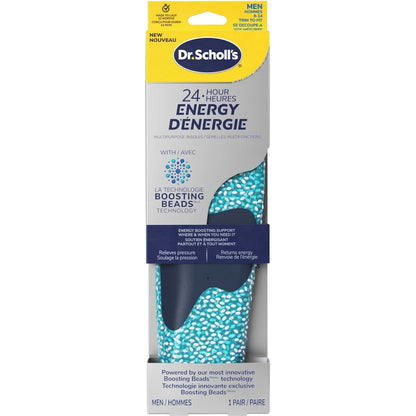 Dr. Scholl's 24-Hour Energy Multipurpose Insoles, Men, Size 8-14 front package