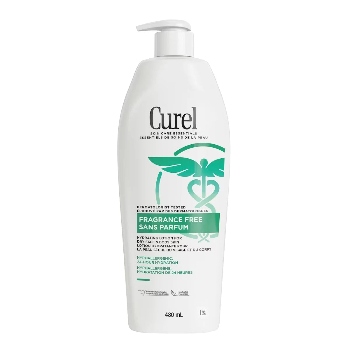 Curel Fragrance Free Original Lotion front package