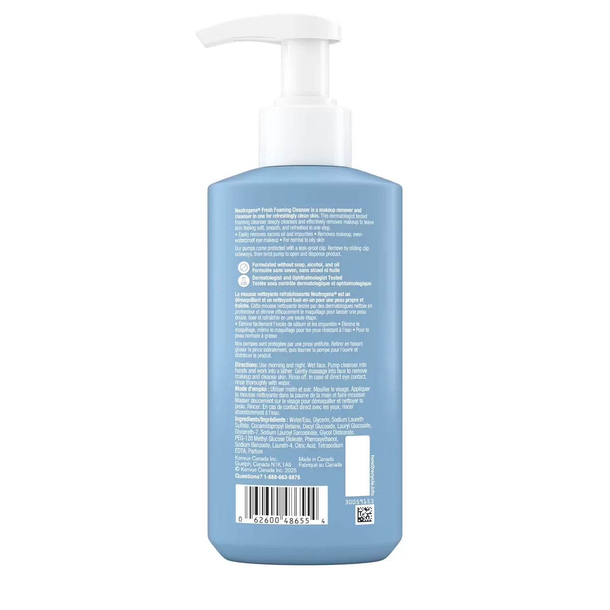 Neutrogena All-In-One Fresh Foaming Cleanser product detail