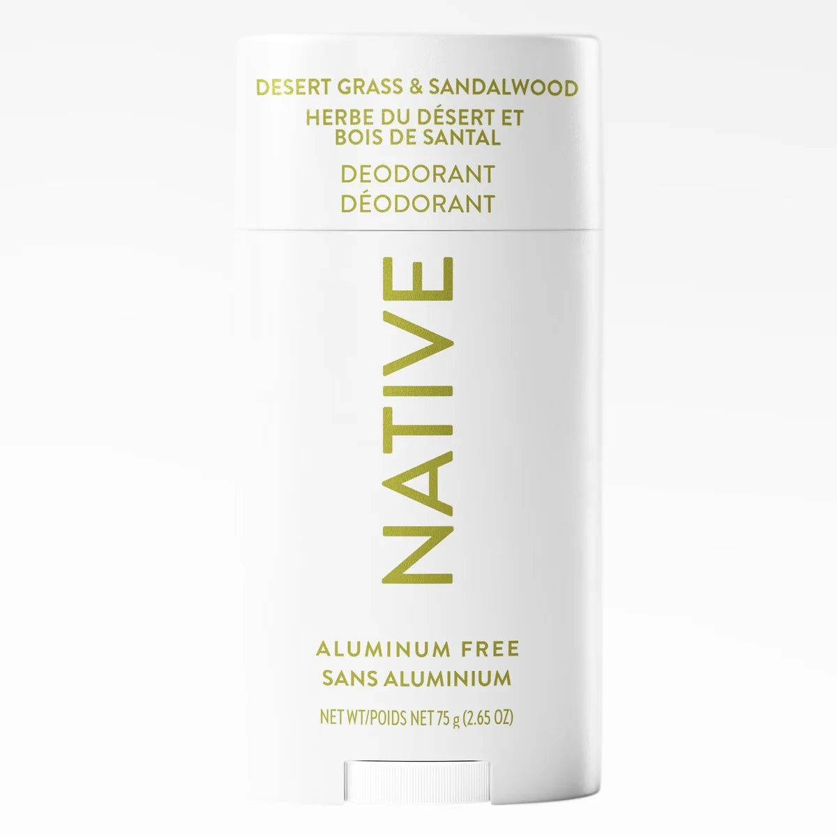 Native Deodorant Stick Desert Grass & Sandalwood 75 g front package