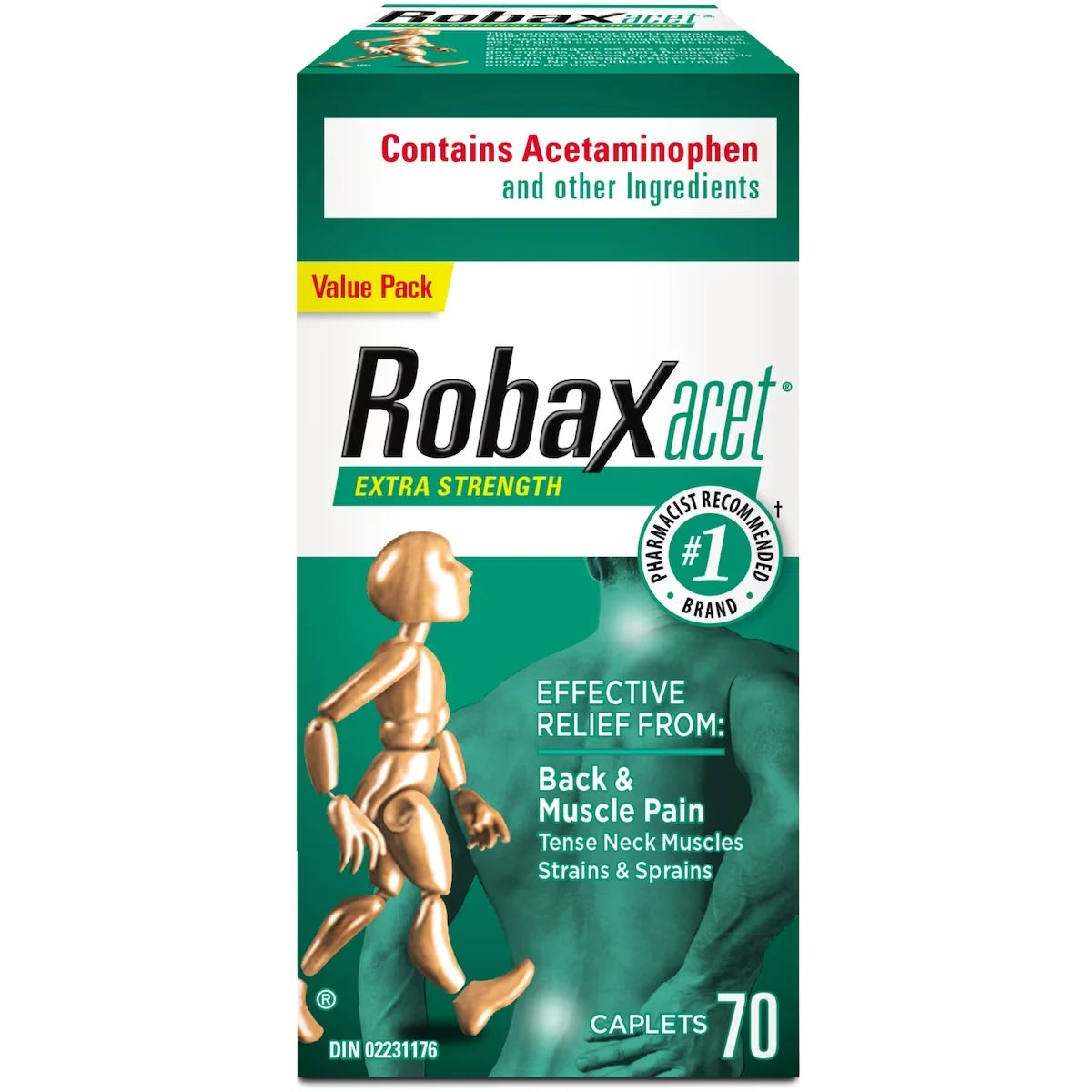 Robaxacet Extra Strength front package