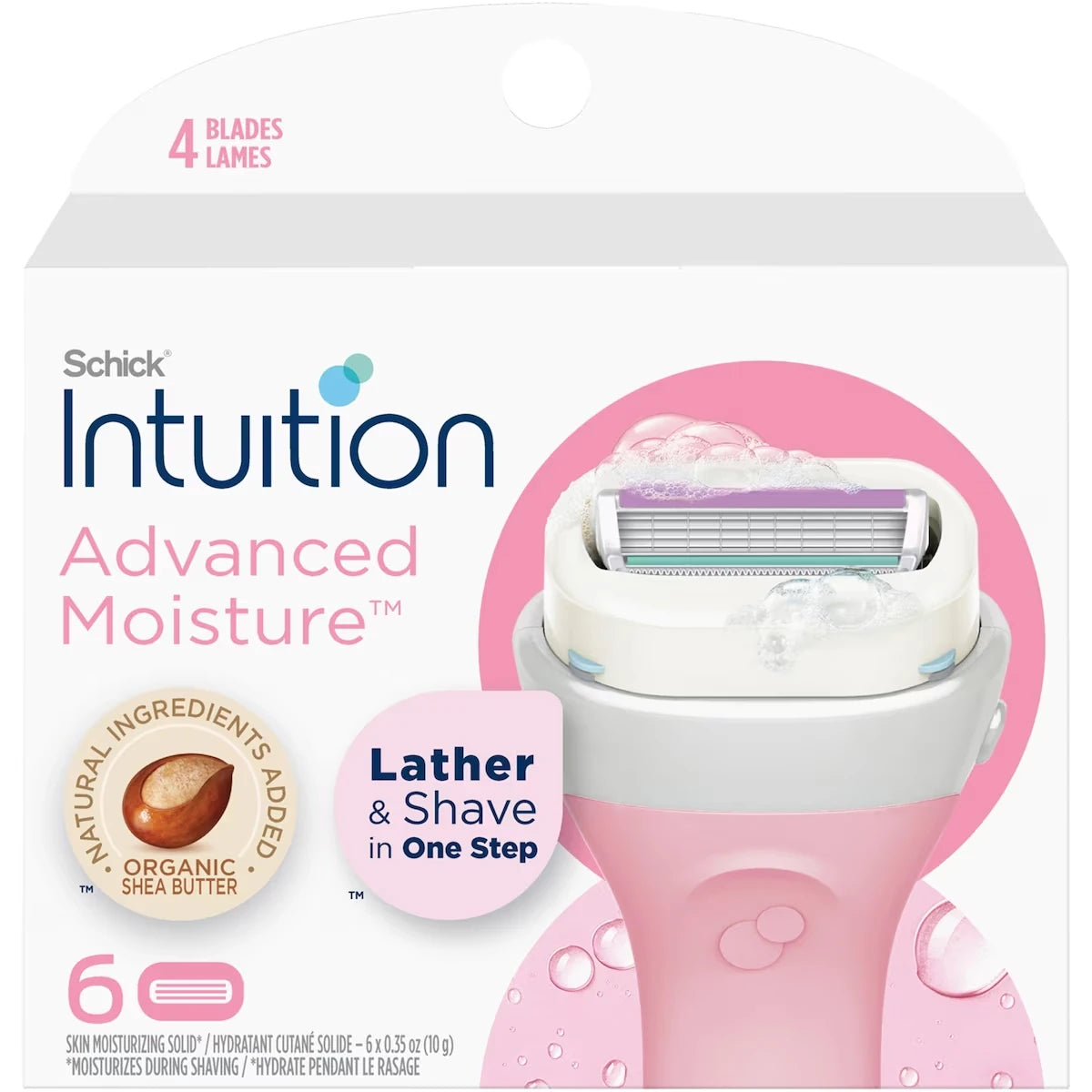 Schick Intuition Advanced Moisture Women's Razor Refills with Shea Butter product image