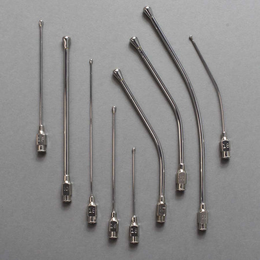 Feeding / Dosing Needle Curved 4 Mm Tip Size Pack of 2 Units 14 g x 3 in