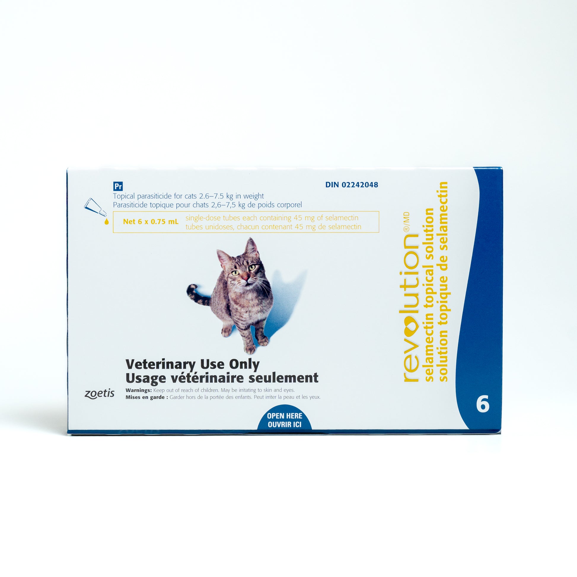 Revolution for Cat Solution 1 Box of 6 Applicators