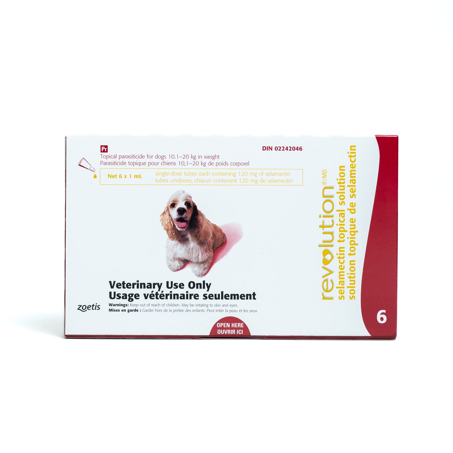 Revolution for Dog, 10.1 - 20 kg (Red), 6 Tubes - product image 3