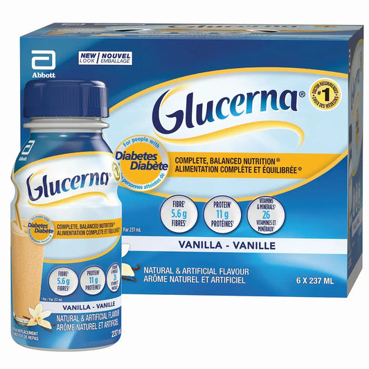 Glucerna Nutritional Drink, 6 X 237 Ml front package
