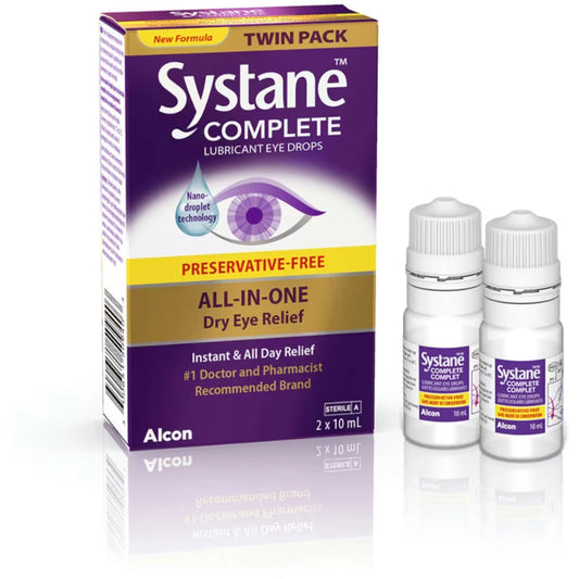 Systane Complete Lubricant Eye Drops Preservative Free Twin Pack 20 mL product detail