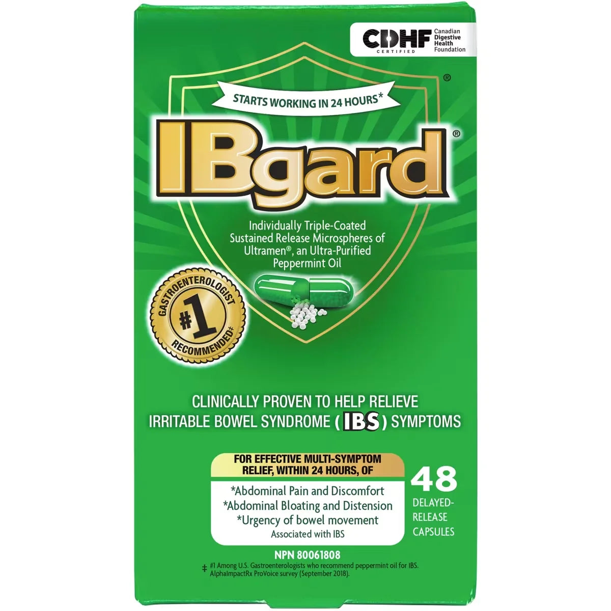 Ibgard 90Mg Peppermint Oil front package