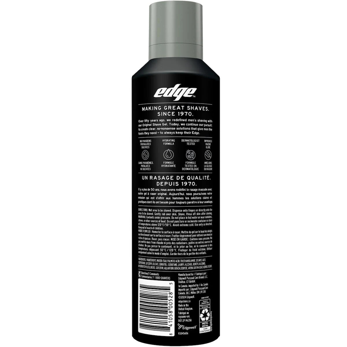 Edge Ultra Sensitive Mens Shave Gel product detail
