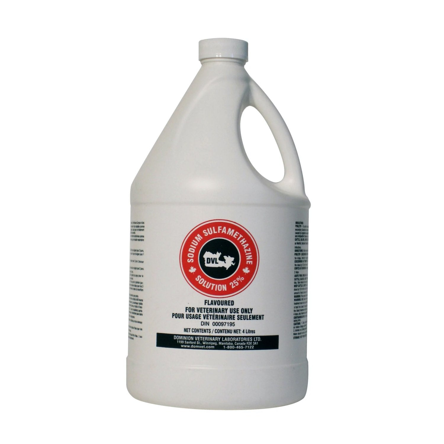 Sodium Sulfamethazine Solution Liquid 1 Bottle of 4 L