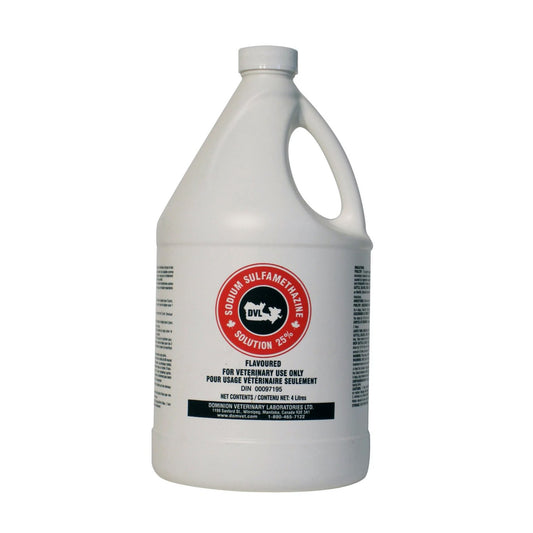 Sodium Sulfamethazine Solution Liquid 1 Bottle of 4 L