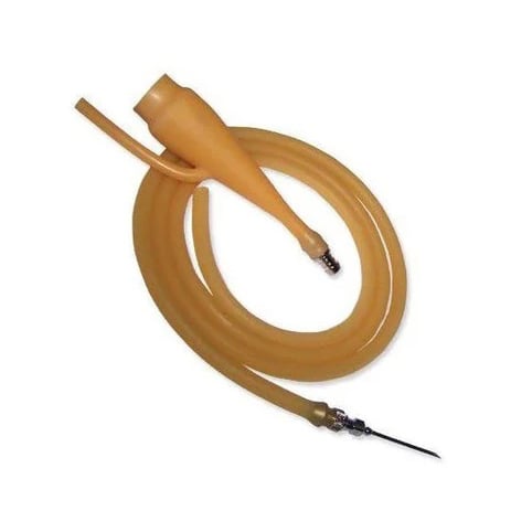 IV Set in Rubber with Funnel for Farm Animals 4 Ft