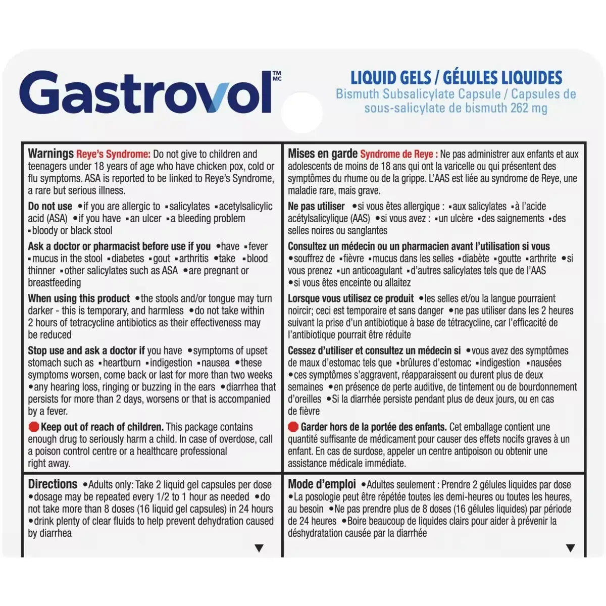 Gastrovol Liquid Gels product detail