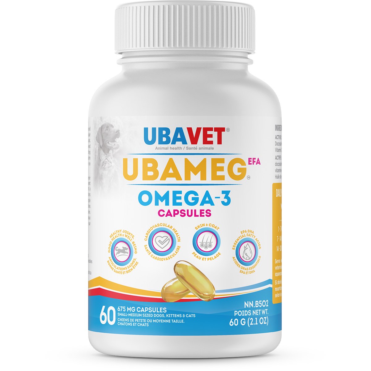 Ubameg EFA Omega 3 Capsules 60 Cap 675 mg