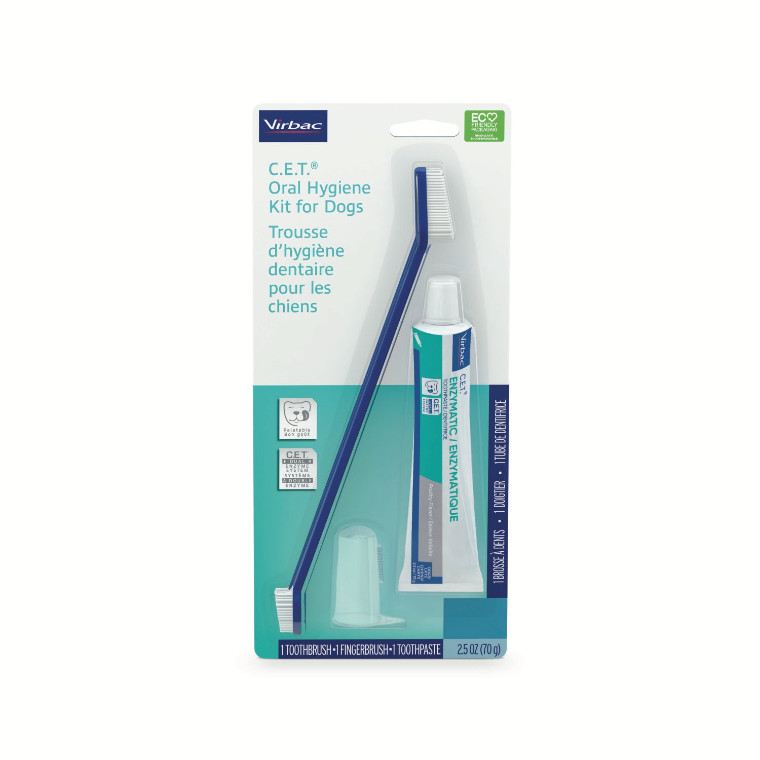 C.E.T.. Oral Hygiene Kit for Cats and Dogs (Chicken) 1 Kit