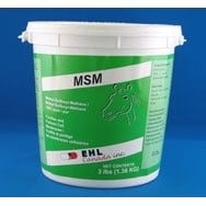MSM Powder for Horses 3 lb kg Jar 10000 mg / Dose