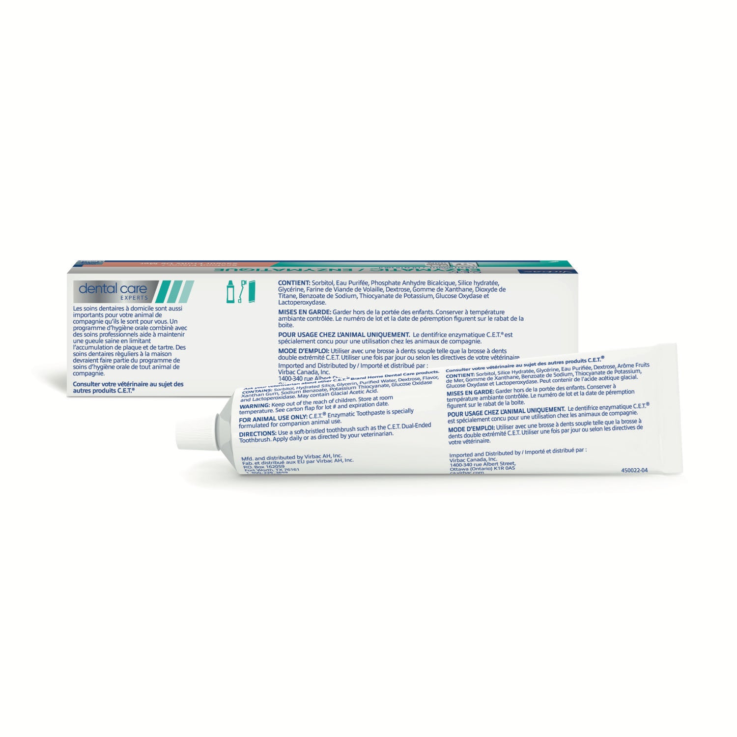 C E T Enzymatic Toothpaste Dor Cats and Dogs - Seafood / 70 g - product image 2