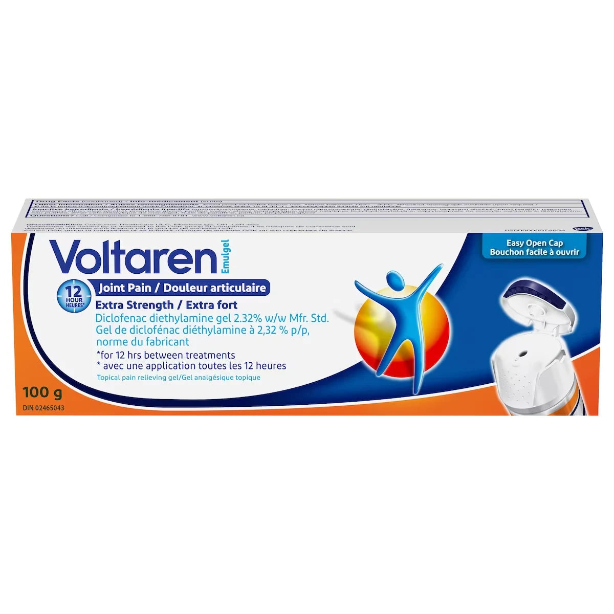 Voltaren Emulgel Joint Pain Extra Strength 100g front package