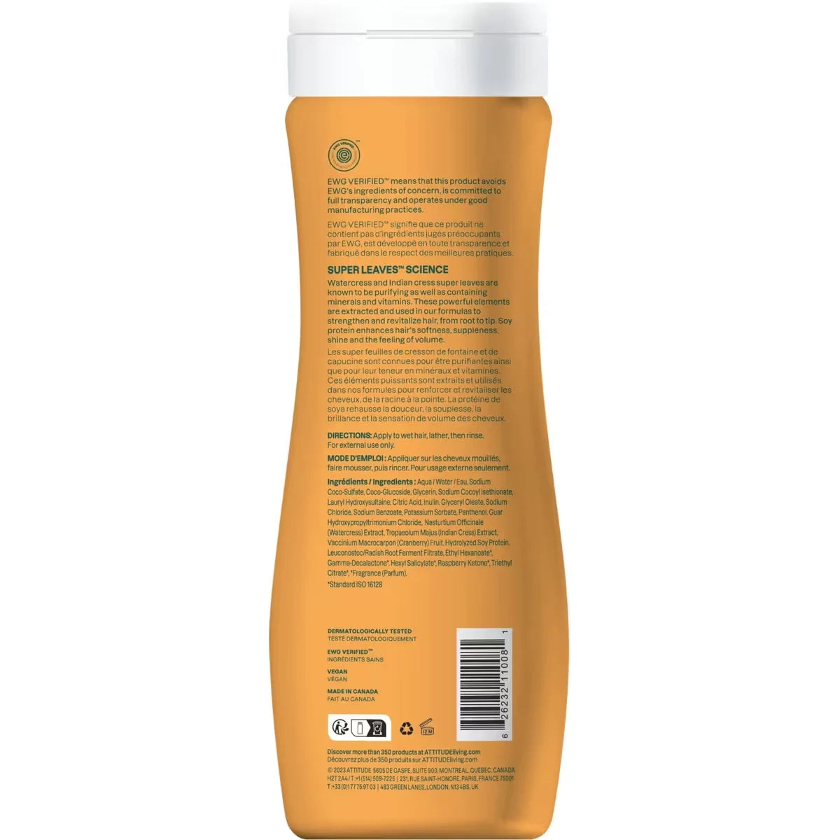 Attitude Super Leaves Shampoo - Volume & shine product detail
