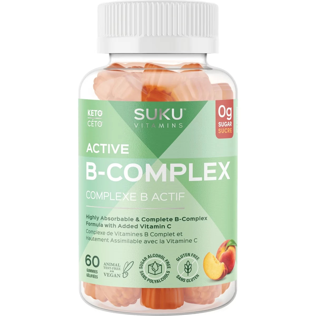 SUKU Active B-Complex front package