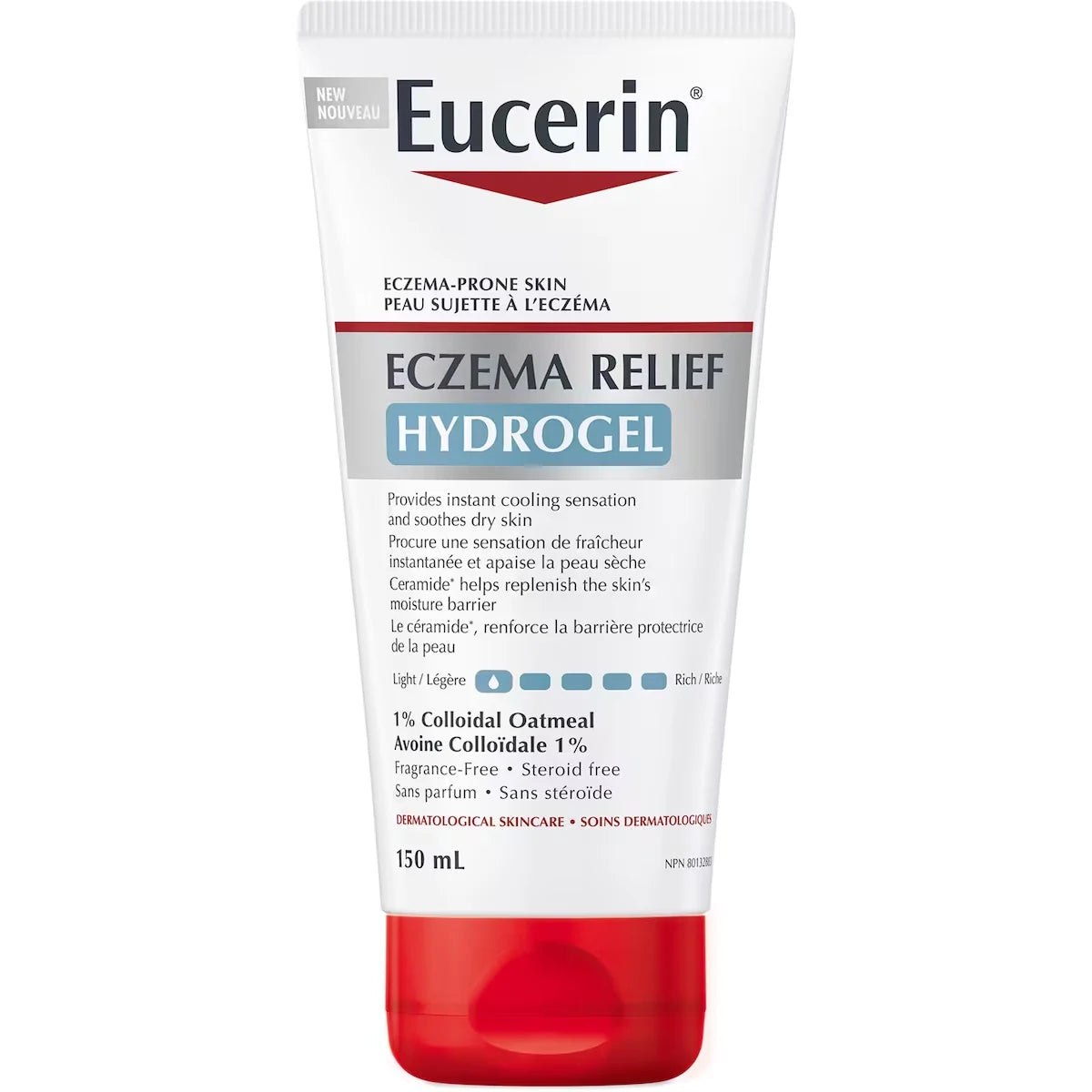 Eucerin Eczema Relief Hydrogel front package