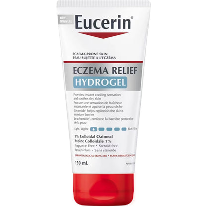 Eucerin Eczema Relief Hydrogel front package