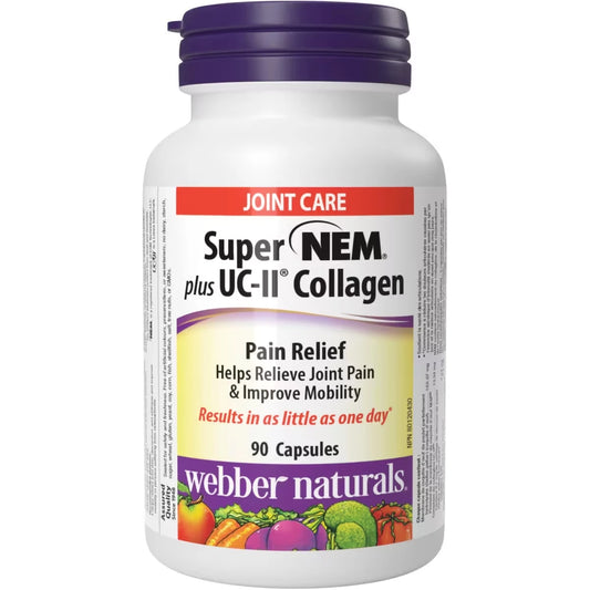 Webber Super NEM® plus UC-II® Collagen front package
