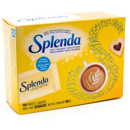 Splenda No Calorie Sweetener Packets front package