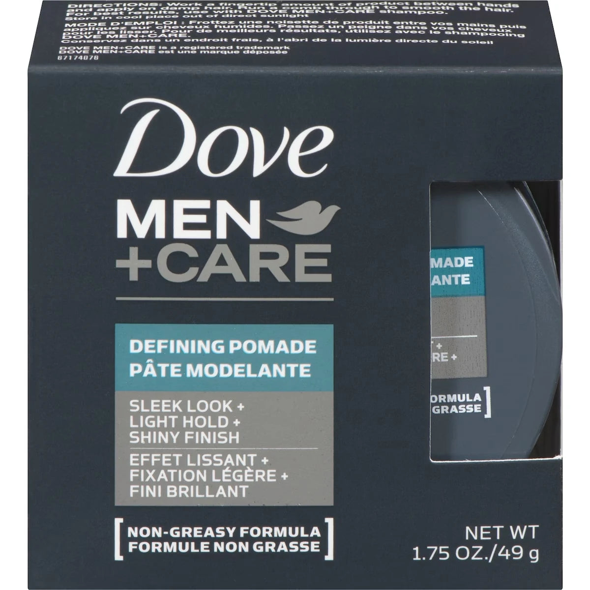 Dove Men+Care Pomade Defining 49 GR front package