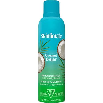 Skintimate Coconut Delight Womens Shave Gel front package