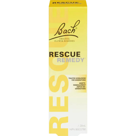 Bach Natural Homeopathic Stress Relief Drops front package