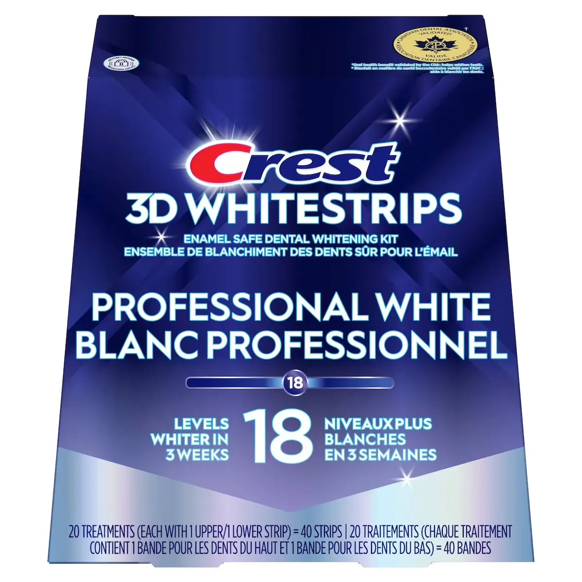 Crest 3D White Whitestrips Professional Effects, 20 Treatments product detail