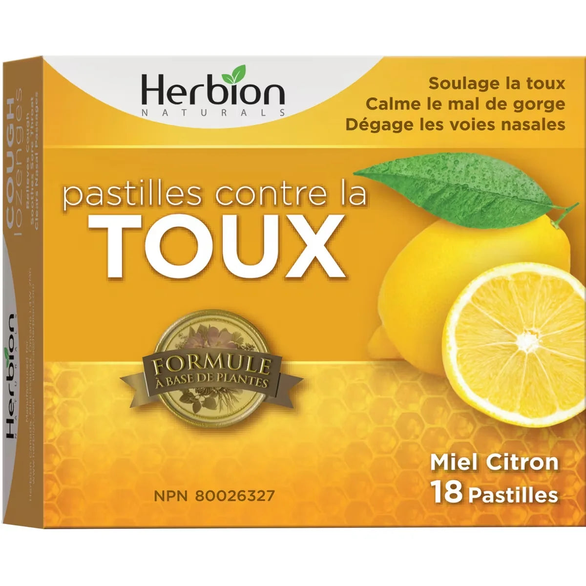 Herbion Cough Lozenge Honey Lemon product detail