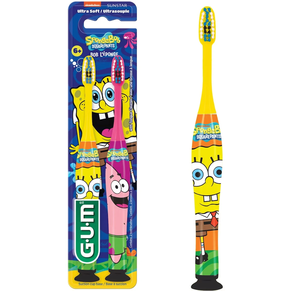 Gum Spongebob, Ultra Soft Twin Pack front package