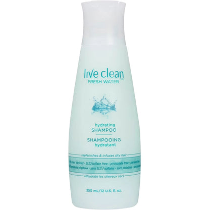 Live Clean Fresh Water Hydrating Shampoo front package