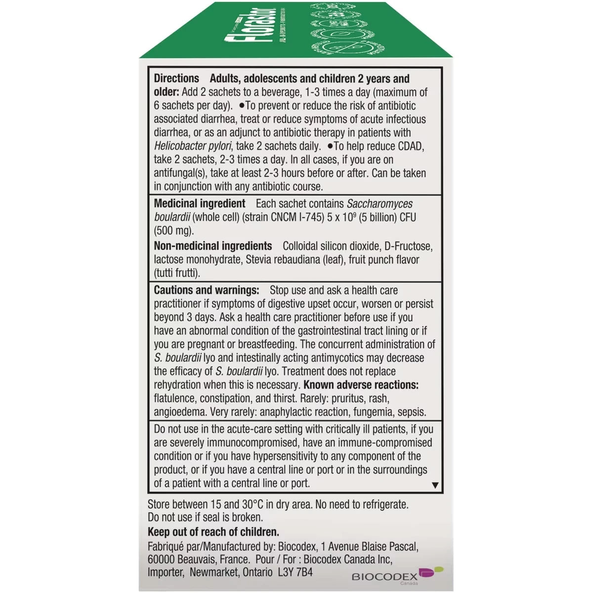 Florastor Extra Strength product detail