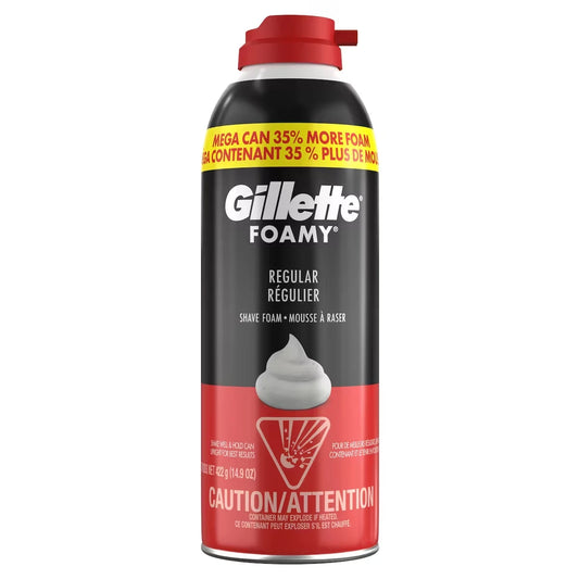 Gillette Foamy Classic Shave Foam for Men Original Scent, 14.9oz 422 g product image