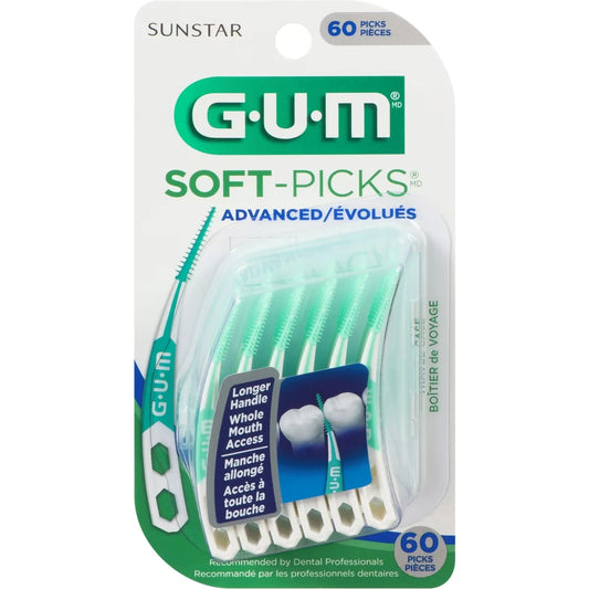 Gum Soft-Picks Advanced Dental Picks - 60Ct front package