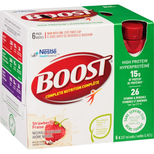 Boost High Protein Strawberry Meal Replacement Drink, 6 × 237 ml product detail