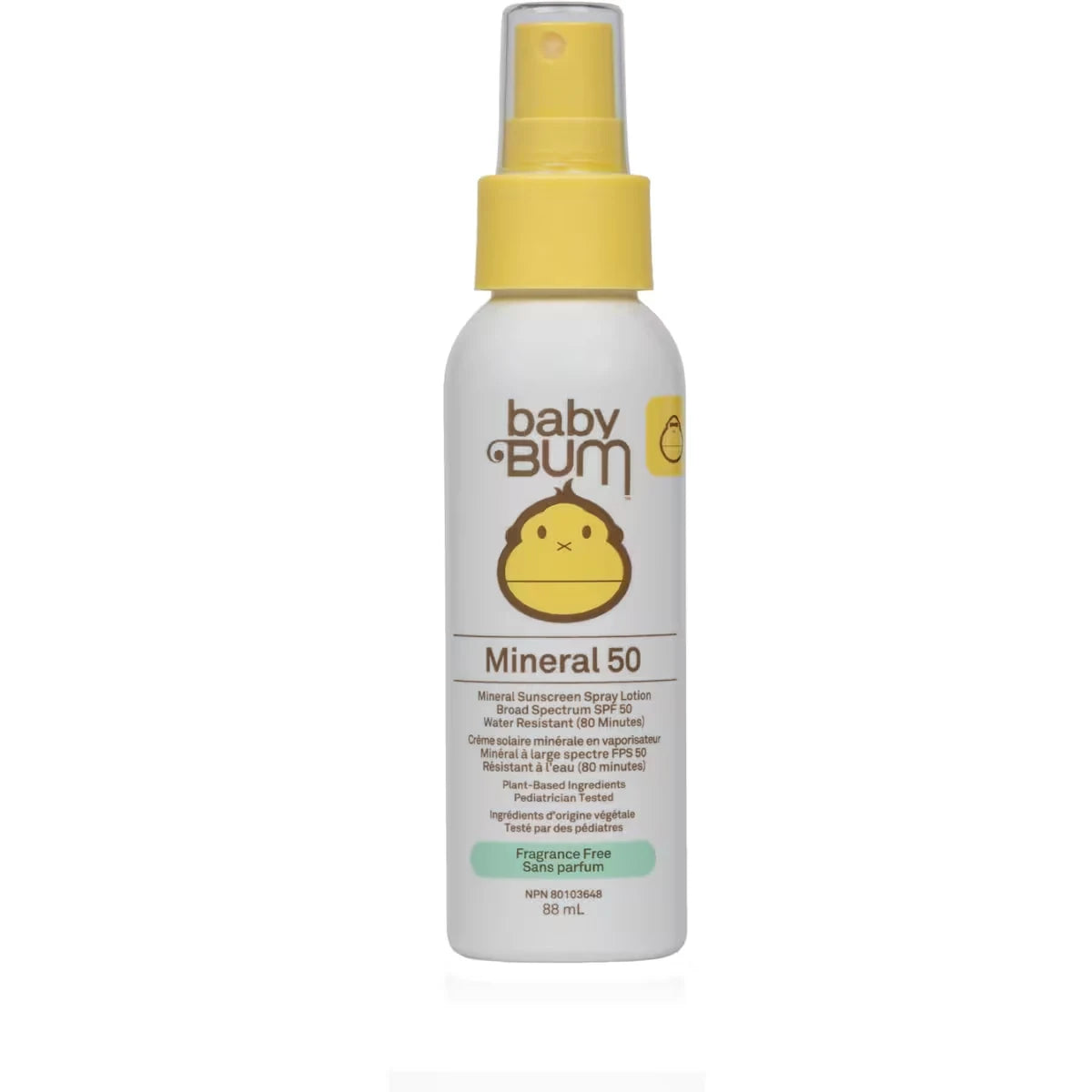 Sun Bum SPF 50 Spray front package