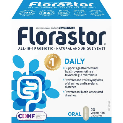 Florastor Daily 20 caps front package