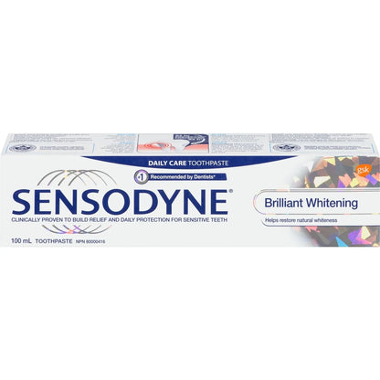 Sensodyne Brilliant Whitening 100 mL front package