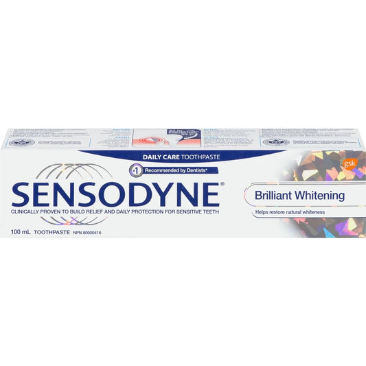 Sensodyne Brilliant Whitening 100 mL front package