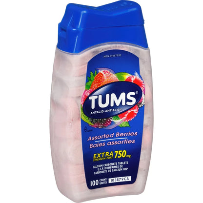 Tums Extra Strength Assorted Berry 100 count product detail