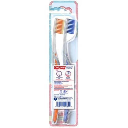 Colgate Slim Soft Advanced Tootbrush, Ultra Soft - 2 Count product detail