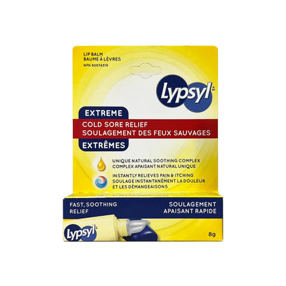 Lypsyl Extreme Cold Sore front package