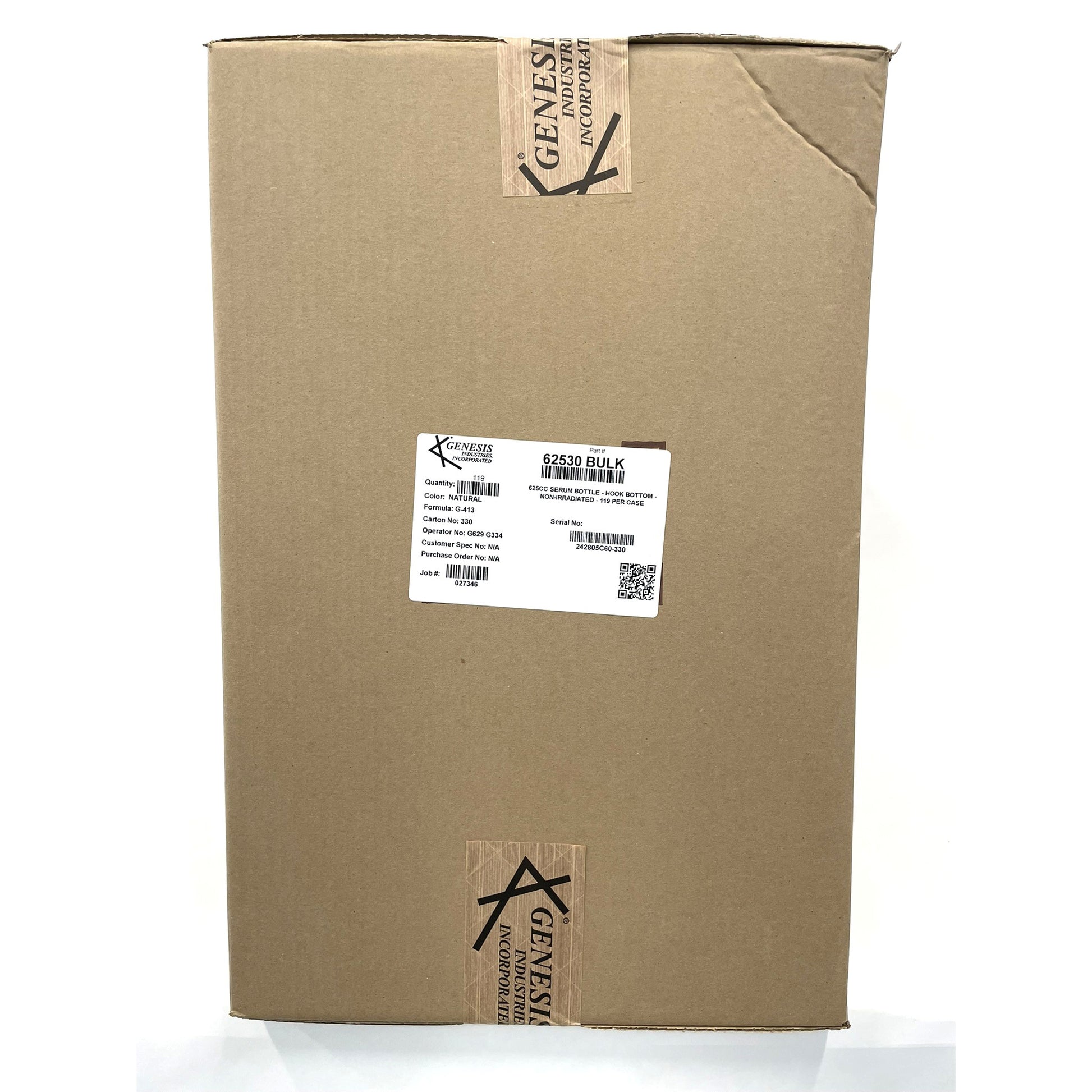Serum Bottles Pack of 119, 625 mL