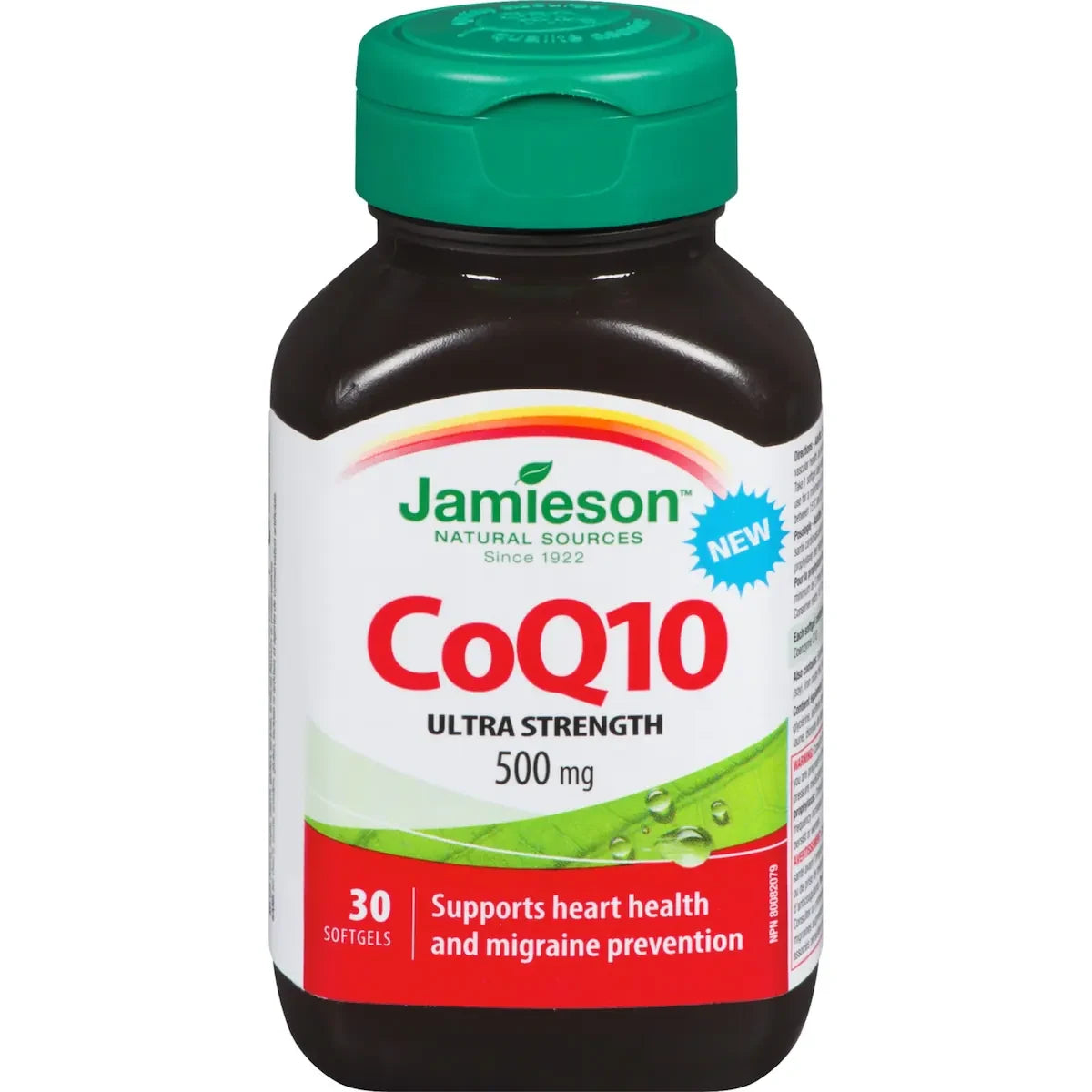 Jamieson CoQ10 500 mg front package