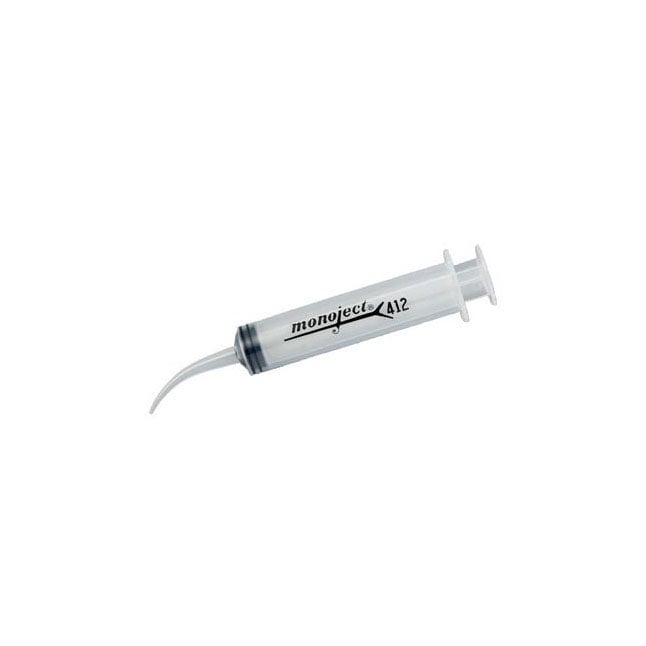 Syringes Monoject Ungraduated Non Sterile Pack of 50, 12 mL Curved