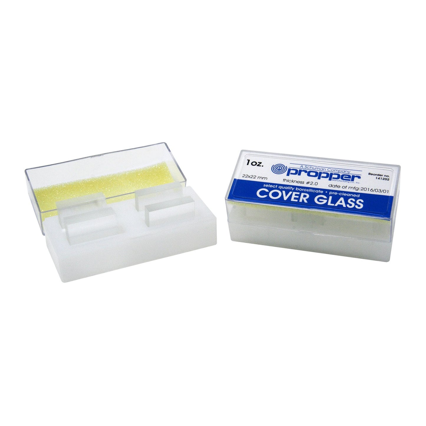 Cover Glass #2 1 Box 22 Mm x 22 Mm